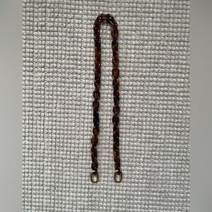 Clare V. Tortoise Resin Shoulder Strap